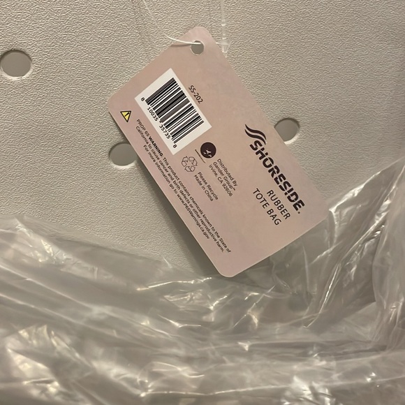 New Shoreside BEACH TOTE BAG Pool & 2 TOWELS LARGE Rubber Waterproof  *grey - Picture 4 of 8